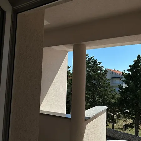 Apartmani Samec Novalja Exterior foto
